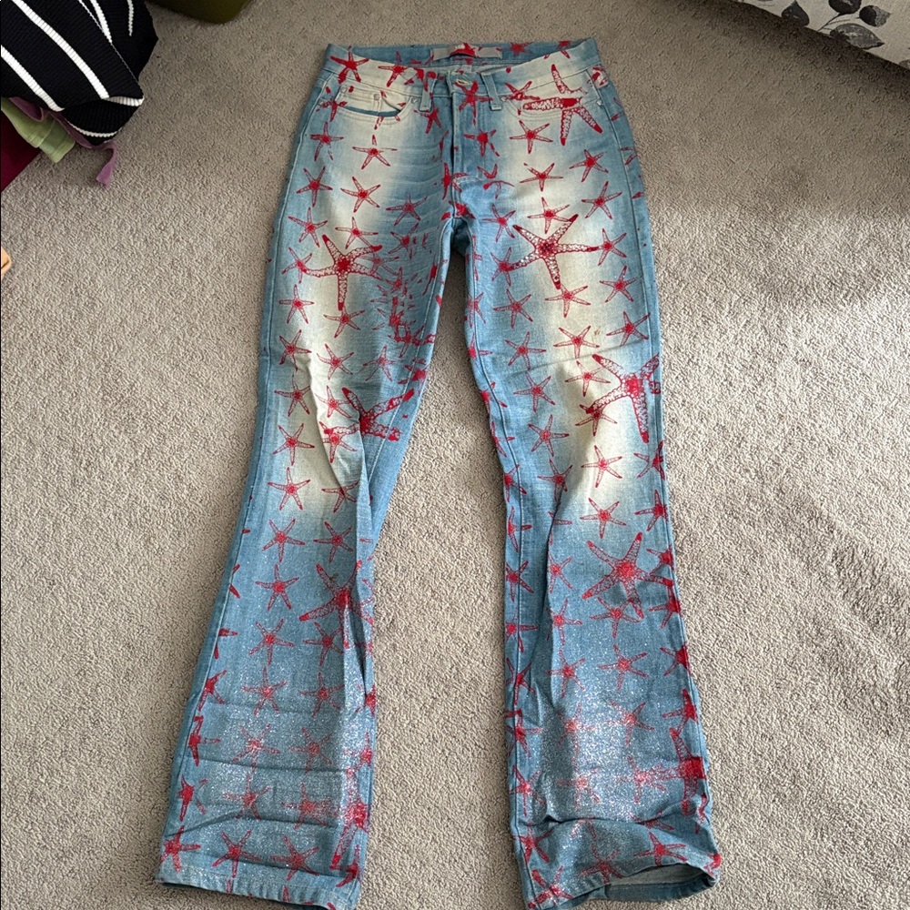 Vintage Versace starfish jeans